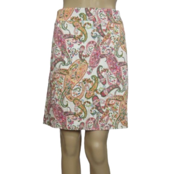 Tommy Bahama Vibrant Paisley Skirt - Picture 1 of 8
